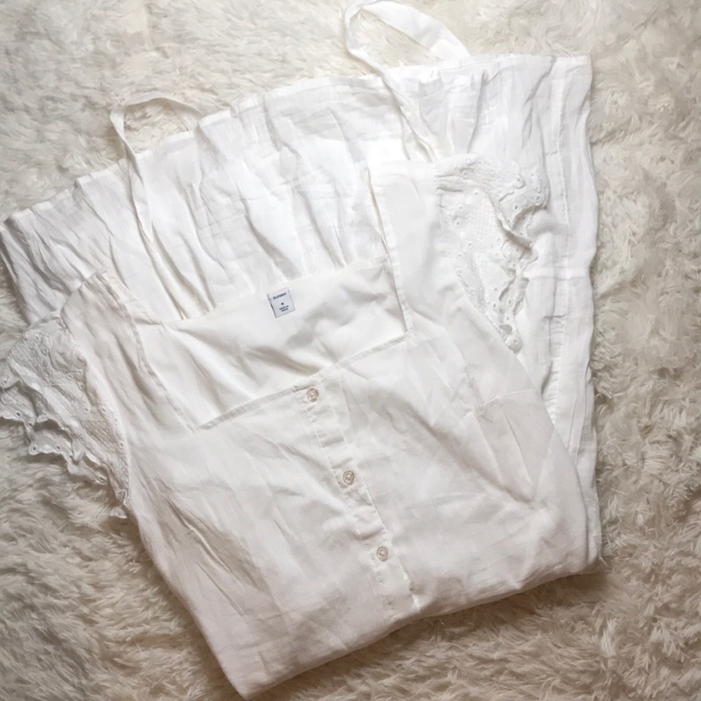 beautiful white summer dress